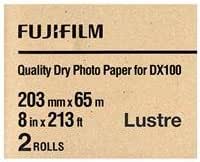 Fujifilm DX100 InkJet Lustre Paper 8" x 213' Rolls