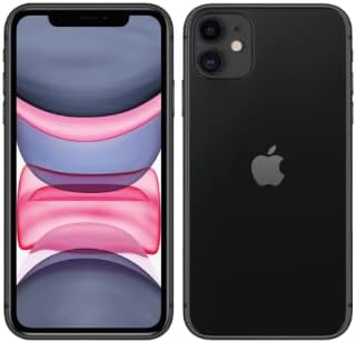 Apple iPhone 11 RXZER23 - 64GB Black (Renewed) - GSM