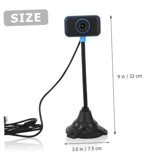 HOODANCOS Plug-and-Play USB Webcam with Built-In Microphone — main product image