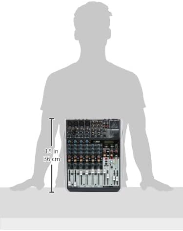 Behringer QX1204USB Xenyx 12-Input USB Audio Mixer