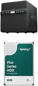 Synology DS423 4-Bay NAS Diskless 4x8TB HDD Bundle