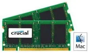 Crucial CT2K2G2S800M 4GB DDR2 800MHz SODIMM Memory Kit for Mac