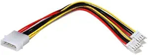 Monoprice 101314 Molex (5.25 Male) to (3.5 Female X2) Power Cable