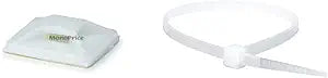 Monoprice Cable Tie Mounts & 8" Ties 200-Piece