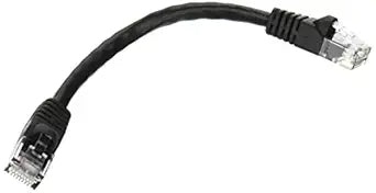 Monoprice 107498 0.5FT Cat6 Ethernet Cable Black — main product image