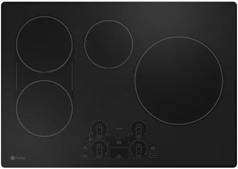 GE PHP9030DTBB 30-inch Black Induction Cooktop — main product image