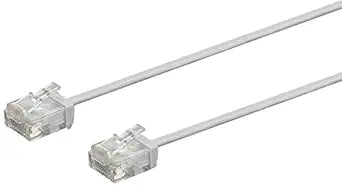 Monoprice 134227 Cat6 Ethernet Cable: 1ft Gray SlimRun
