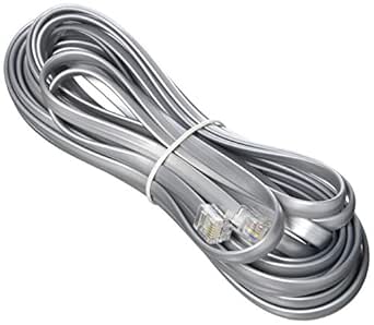 Monoprice 100943 RJ12 Reverse Landline Telephone Cable 25ft