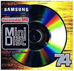 Samsung MiniDisc Recordable 74 Minute MD — main product image