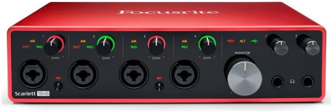 Focusrite Scarlett 18i8 3rd Gen USB Audio Interface Bundle