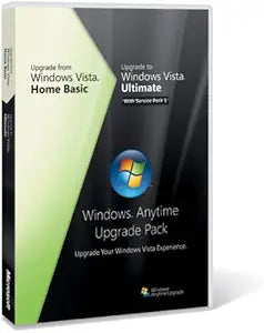 Microsoft Windows Vista Anytime Upgrade Ultimate SP1 Old Version
