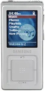 Samsung YP-Z5QS/XAA 2GB Silver Digital Audio Player — main product image