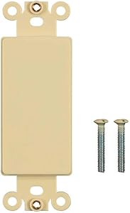 Monoprice 134483 Blank Decor Insert - Ivory — main product image