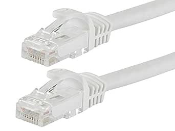 Monoprice 109814 Flexboot Cat6 Ethernet Patch Cable 20ft White — main product image