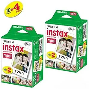 Fujifilm instax mini Twin Film Pack 40 Exposures Bundle