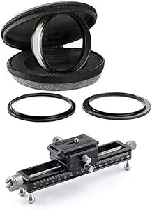NiSi NC 77mm Close-Up Lens Kit Macro Rail Bundle