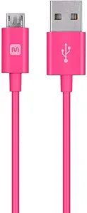 Monoprice 113931 USB Type-A to Micro-B Cable Pink