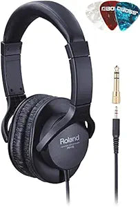 Roland AUS-RH-5 Stereo Headphones with Guitar Picks