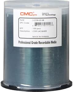 HP CMC Pro Taiyo Yuden 52X CDR 700MB Silver (600 Pack)
