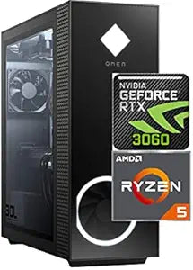HP OMEN 30L Gaming PC - Ryzen 5, RTX 3060, 16GB, 1TB SSD