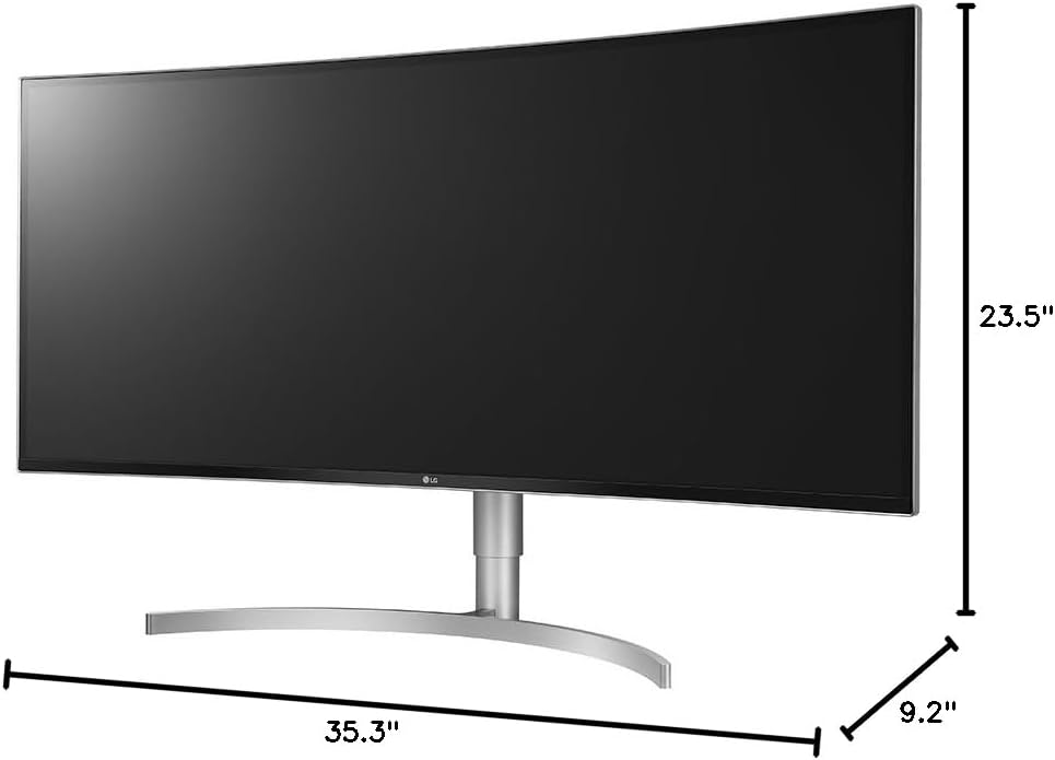 LG 38WK95C-W 38-Inch UltraWide WQHD+ Curved Monitor HDR 10