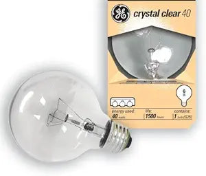 GE Globe Light Bulbs 40W Vanity Decorative Pack