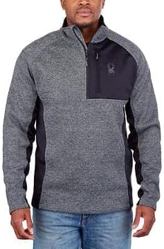 Spyder XL Men's Half Zip Sweater Pullover (Blue) — main product image