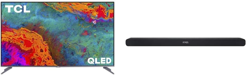 TCL 75S535 75-Inch 4K UHD QLED Roku TV & Sound Bar — main product image