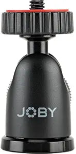 Joby BallHead 1K Compact Mirrorless Camera Ball Head + ZAYKiR Adapter