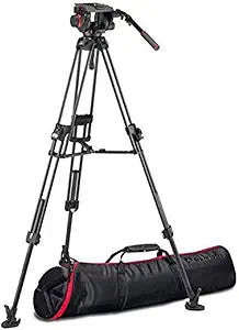 Manfrotto MVK509TWINFCUS Carbon Fiber Fast Twin Video Tripod