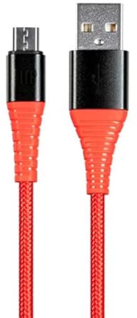 Monoprice Micro USB Charge & Sync Cable 6ft Red — main product image