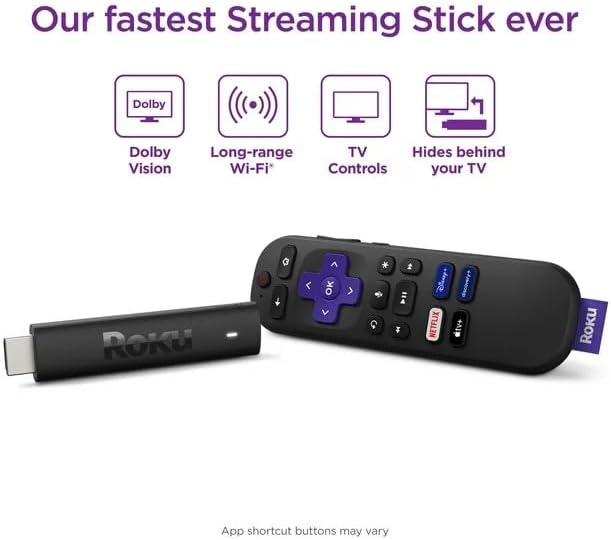 Roku Streaming Stick 4K HDR Dolby Vision Player