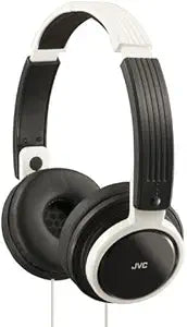 JVC HAS200W Foldable On-Ear Stereo Headset - Black — main product image