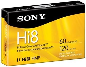 Sony P6120HMPR4 120Min Hi8 Metal Particle Tape