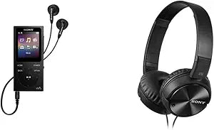 Sony NWE394 Walkman MP3 Player MDRZX110NC Headphones