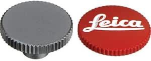 Leica 4332235552 Soft Release Button 12mm Red Brass — main product image