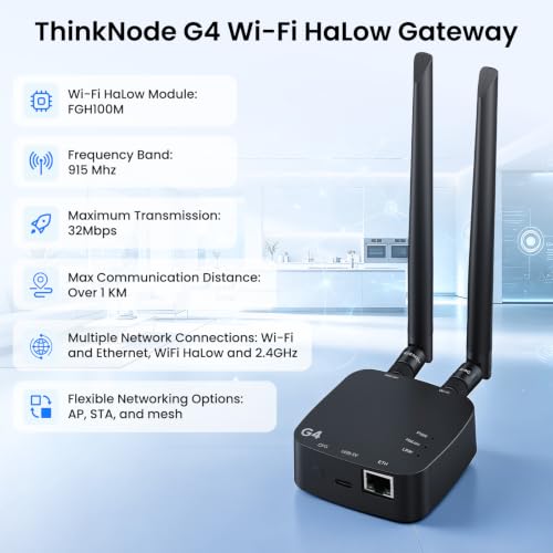 ELECROW ThinkNode G4 WiFi HaLow 802.11ah IoT Gateway — main product image