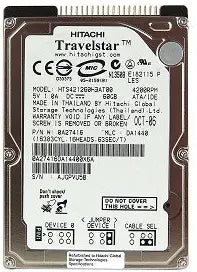 Hitachi Travelstar 4K120 60GB IDE 2.5" Hard Drive