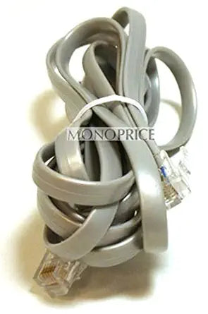Monoprice 100938 Landline Telephone Cable 7 Feet RJ12 — main product image
