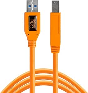 Tether Tools CU5460ORG TetherPro USB 3.0 A-B Cable 4.6m Orange