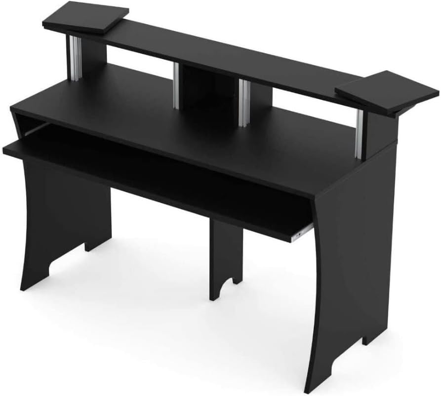 Glorious AMS-WORKBENCH-BLK Black Workbench Studio Desk