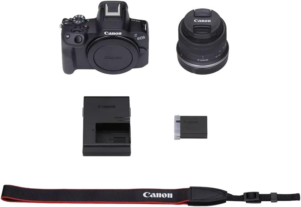 Canon E4CNEOSR501845STM EOS R50 Mirrorless Camera Bundle