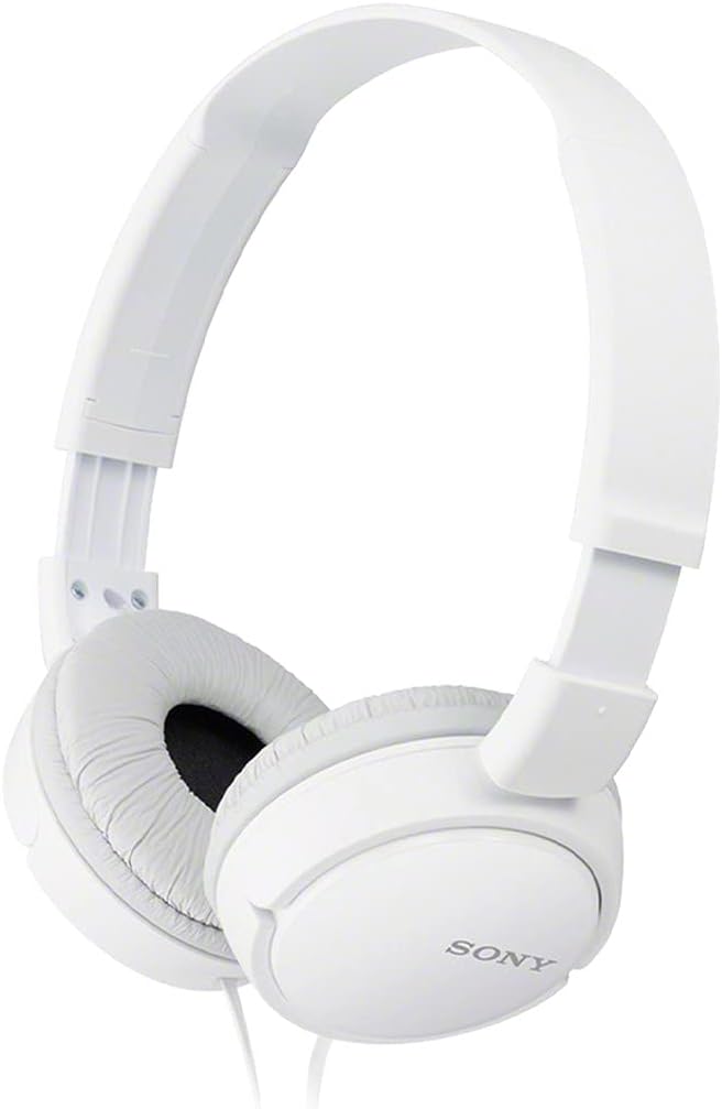 Sony MDRZX110/WHI ZX Series Wired On-Ear Headphones — main product image
