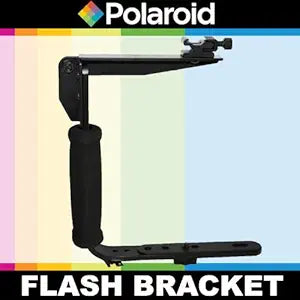 Polaroid PL-BR18-2 Nikon/DSLR Flash Bracket: Flip Mount