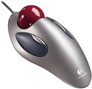 Logitech 904360-0403 Optical Trackball Marble Mouse