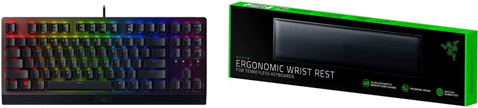 Razer BlackWidow TE Chroma v2 TKL Green Switch Keyboard