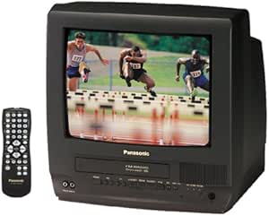 Panasonic PVC1321 13-Inch TV/VCR Combo Black — main product image
