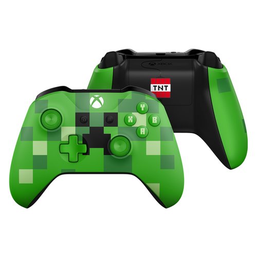 Microsoft WL3-00057 Xbox Minecraft Creeper Limited Controller