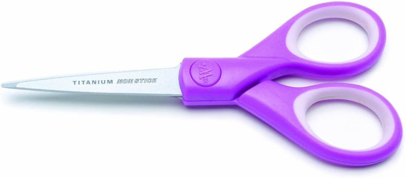 Westcott 15130 Non-Stick Microtip Scissors Color Varies — main product image