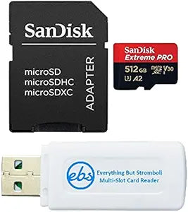 SanDisk SDSQXCZ-512G-GN6MA 512GB Extreme Pro MicroSD Card